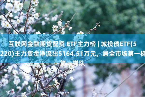 互联网金融期货配资 ETF主力榜 | 城投债ETF(511220)主力资金净流出5164.51万元，居全市场第一梯队